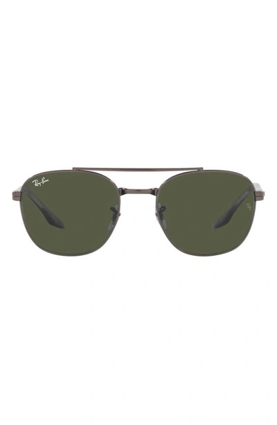 Ray Ban 58mm Square Sunglasses In Gunmetal