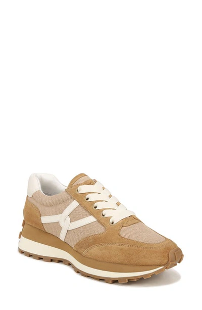 Veronica Beard Valentina Sneaker In Sand Beige