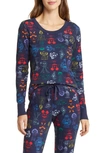 Hanna Andersson X Disney D100 Celebration Organic Cotton Pajama Top In Navy Blue