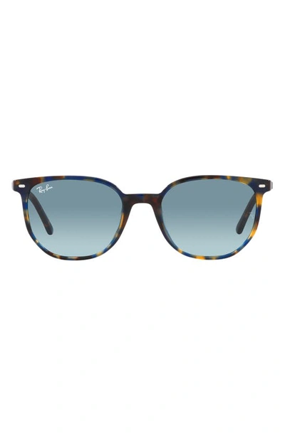 Ray Ban Elliot 54mm Gradient Square Sunglasses In Blue Gradient