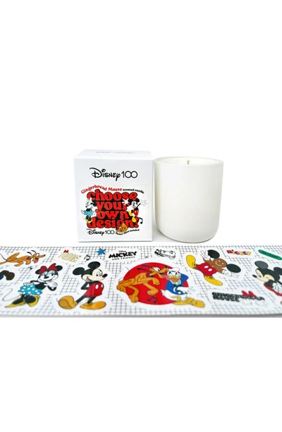 Wary Meyers X Disney Mickey & Friends Choose Your Own Design Candle In White Multi