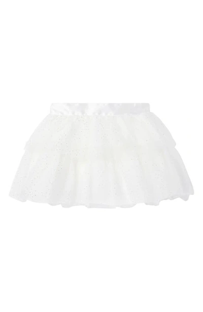 Janie And Jack X Disney® Kids' Frozen Glitter Tulle Tutu Skirt In Ivory
