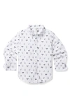 JANIE AND JACK X DISNEY KIDS' MICKEY & FRIENDS ALL OVER PRINT BUTTON-DOWN OXFORD SHIRT