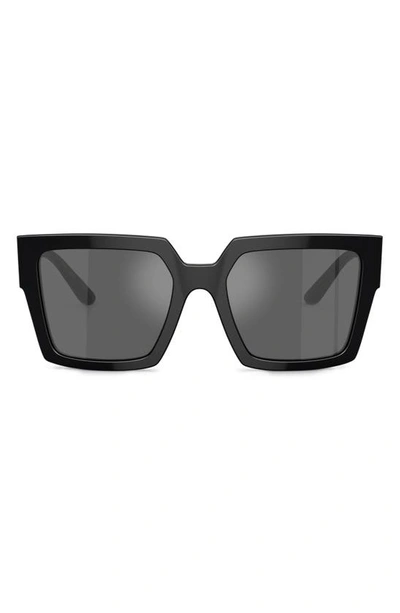 Dolce & Gabbana 53mm Square Sunglasses In Black