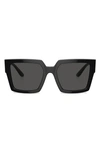 Dolce & Gabbana 53mm Square Sunglasses In Black