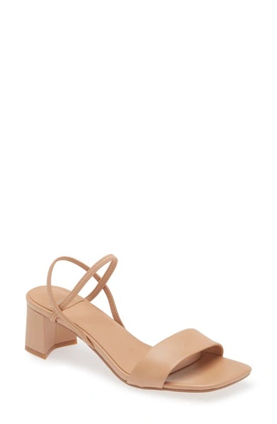 Jeffrey Campbell Adapt Slingback Sandal In Beige