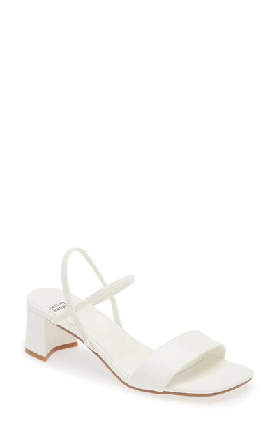 Jeffrey Campbell Adapt Slingback Sandal In White