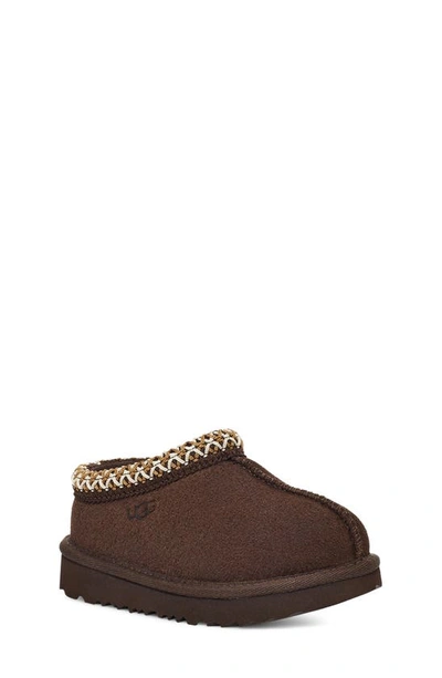 Ugg Kids' Tasman Ii Water Resistant Slipper In Dark Brown