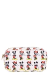 Stoney Clover Lane X Disney Mickey & Minnie Small Zip Pouch In Ultimate Pair