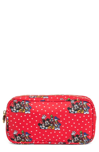 Stoney Clover Lane X Disney Mickey & Friends Small Nylon Pouch In Friends Forever