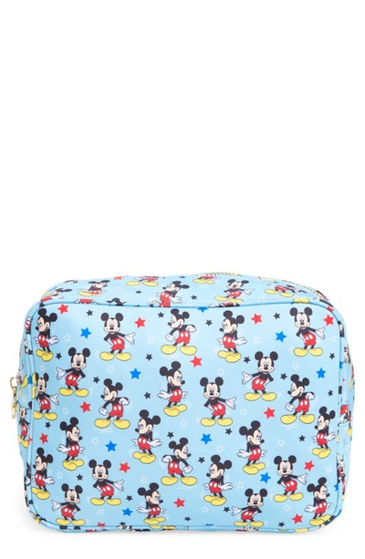 Stoney Clover Lane X Disney Mickey Mouse Large Nylon Pouch In Mickey Mouse Fan Club
