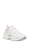 White/ Pink Leather