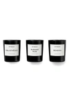 Byredo La Mini Candle Selection Bois, 3 X 70g