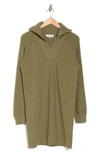 Wayf Floral Jacquard Long Sleeve Shirtdress In Light Olive