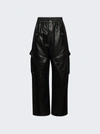 DION LEE LEATHER CARGO PANT