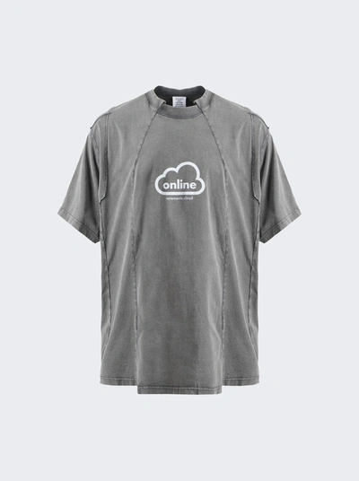 Vetements Online Cut-up T-shirt In Grey