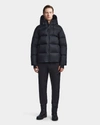 Rudsak Men's Heritage Joel Hooded Down Jacket In Black