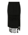 FERRAGAMO FRINGE HEM MAXI SKIRT