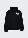 Vetements Brain Power Zip-up Hoodie In Black