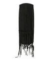 FERRAGAMO STRAPLESS TASSEL DRESS