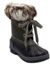 LONDON FOG MILLY WOMENS FAUX LEATHER COLD WEATHER WINTER & SNOW BOOTS