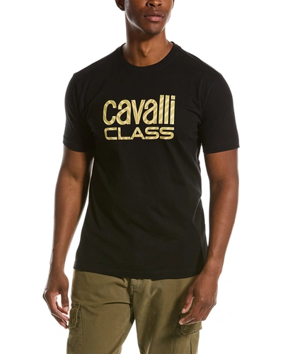 Cavalli Class T-shirt In Black