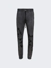 Amiri Star-patches Track Pants In Grey
