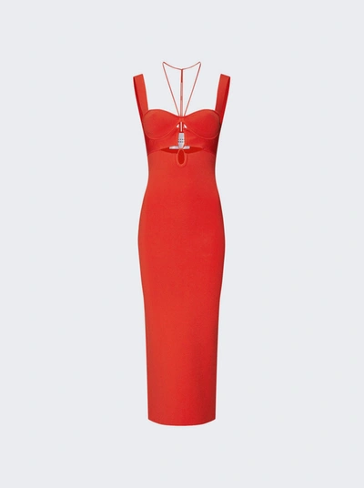 Galvan Kali Dress In Red