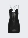 Nensi Dojaka Asymmetric Bra Dress In Black