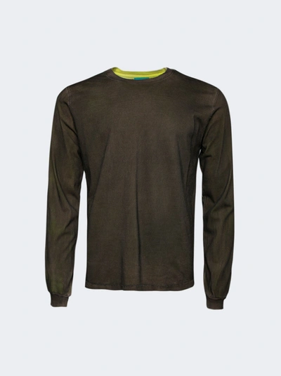 Notsonormal Dads Long Sleeve Tee In Green