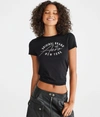 Aéropostale Ny Crest Graphic Tee In Multi