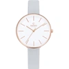 Obaku Women's Viol White Dial Watch In White
