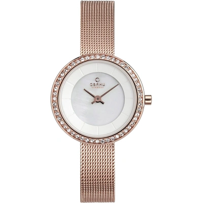 OBAKU WOMEN'S DENMARK WHITE DIAL WATCH