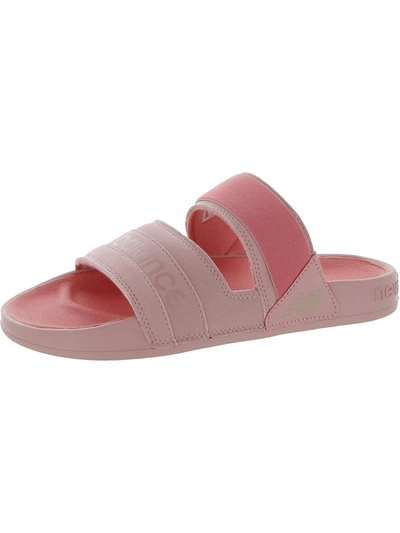New Balance Womens Open Toe Slip On Slide Sandals In Pink