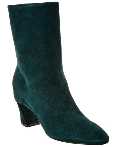 Ferragamo Amatea Suede Boot In Green