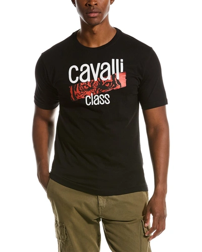 Cavalli Class T-shirt In Black
