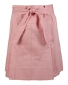 Ferragamo Paperbag Skirt In Pink