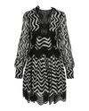 Stella Mccartney Kinley Silk Mini Dress In Black