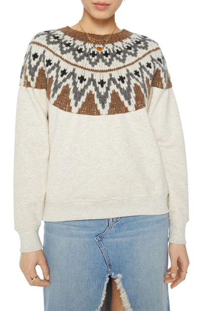 MOTHER THE HALF OF ME FAIR ISLE SWEATER