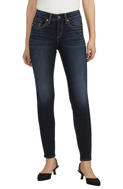 SILVER JEANS CO. SUKI CURVY MID RISE SKINNY JEANS
