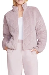 BAREFOOT DREAMS LUXECHIC® QUILTED VELOUR JACKET