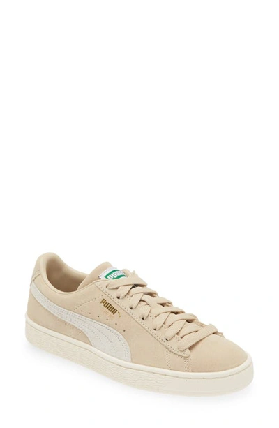 Puma Women's Suede Classic Xxi Casual Sneakers From Finish Line In Granola- White- Team Gold