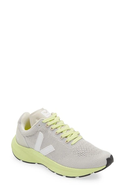 Veja Marlin V-knit Running Sneakers In Chalk White