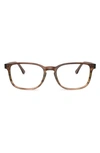 Ray Ban 54mm Rectangular Pillow Optical Glasses In Green