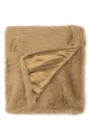 NORTHPOINT LUXE FAUX FUR THROW