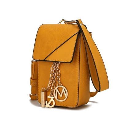 Mkf Collection By Mia K Hannah Crossbody & Wristlet Handbag In Yellow