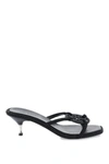 Tory Burch Miller 55mm Crystal-embellished Sandals In Black