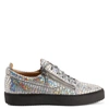 Giuseppe Zanotti Frankie Kaleido Low-top Sneakers In Grey
