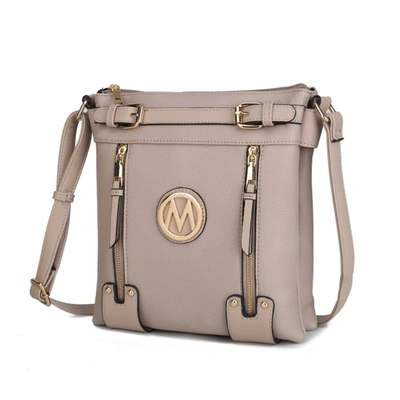 Mkf Collection By Mia K Veronika Crossbody Bag In Beige