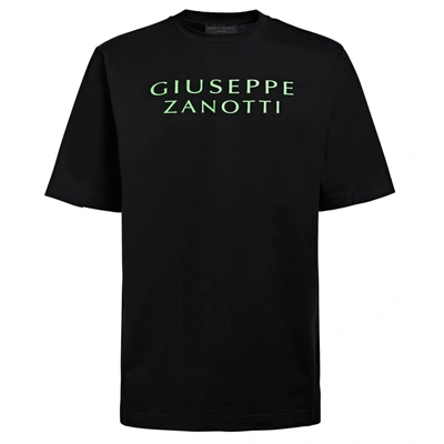 Giuseppe Zanotti Lr-42 Logo-print T-shirt In Black